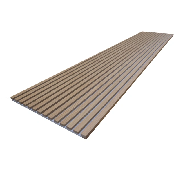 Eindlat Naturel Eiken 260cm (grijs vilt)
