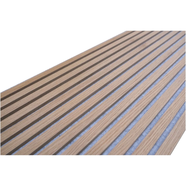 Akupanel Naturel Eiken 260 x 52 cm - Grijs Vilt