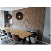 Akupanel Naturel Eiken 260 x 52 cm - Grijs Vilt
