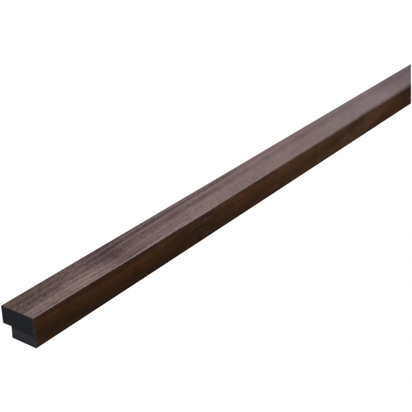 Eindlat Walnoot 3-zijdig fineer 260 cm