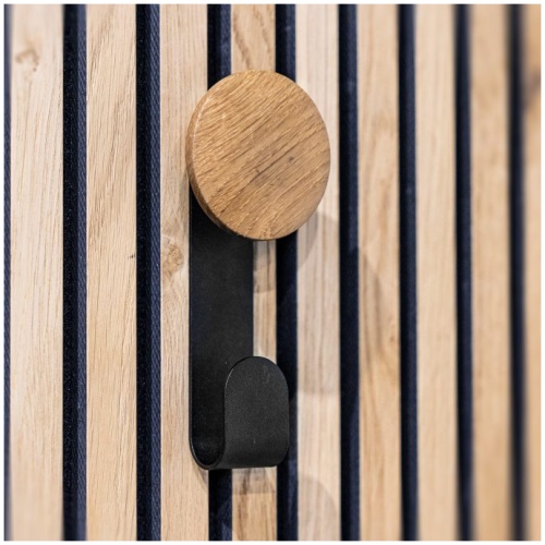 Hanger met haak - Naturel Eiken